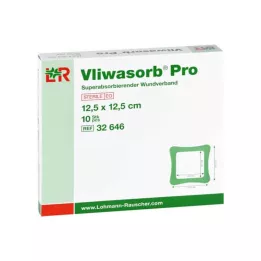 VLIWASORB Comp. superabsorbente Pro estéril 12,5x12,5 cm, 10 uds