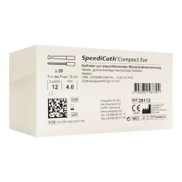 Catéter Speedicath Compact Eve CH 12, 30 piezas