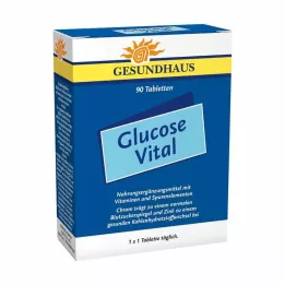 GESUNDHAUS Tabletas de glucosa vital, 90 uds