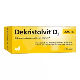 DEKRISTOLVIT Tabletas D3 2000 UI, 60 uds