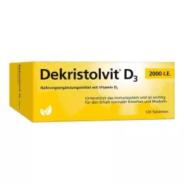 DEKRISTOLVIT Tabletas D3 2000 UI, 120 uds