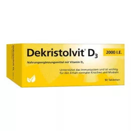 DEKRISTOLVIT Tabletas D3 2000 UI, 90 uds