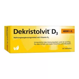 DEKRISTOLVIT Tabletas D3 4000 UI, 30 uds