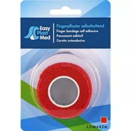 Dedo urbano yeso 2.5 cm x 4,5 m rojo, 1 pz