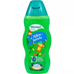 Tetesept Ducha de banda de mono de estilo infantil, 200 ml