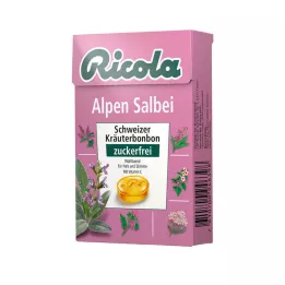 RICOLA Bombones de salvia alpina de o.Z.Box, 50 g