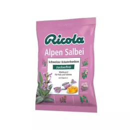RICOLA Bolsa de 75 g de bombones de salvia alpina