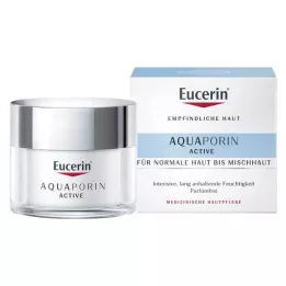 EUCERIN Crema Activa AQUAporin para pieles normales a mixtas, 50 ml