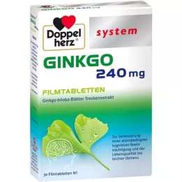 DOPPELHERZ Ginkgo 240 mg comprimidos recubiertos con película, 30 uds
