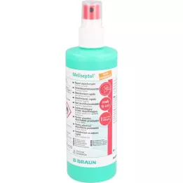MELISEPTOL Botella pulverizadora de desinfección rápida, 250 ml
