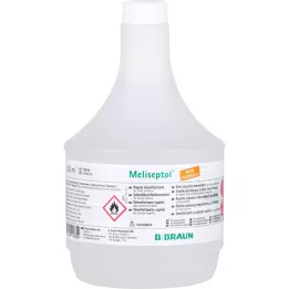 MELISEPTOL Botella pulverizadora de desinfección rápida para manos, 1000 ml