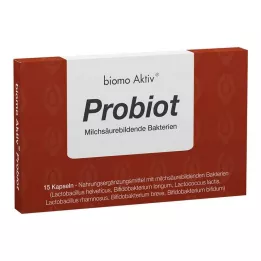 BIOMO Cápsulas de probióticos activos, 15 uds