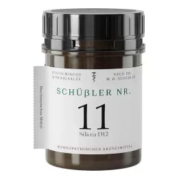 SCHÜSSLER No.11 Silicea D 12 tabletas, 400 uds