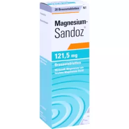 Magnesio Sandoz 121.5 mg Tabletas efervescentes, 20 pz