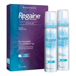 REGAINE Espuma para mujeres 50 mg/g, 2X60 g