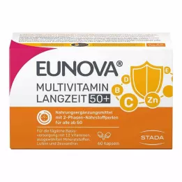 EUNOVA Cápsulas de larga duración 50+, 60 uds