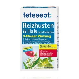 TETESEPT Tos seca &amp; Pastillas para la garganta, 20 uds