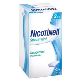 NICOTINELL Chicle de menta verde 2 mg, 96 uds