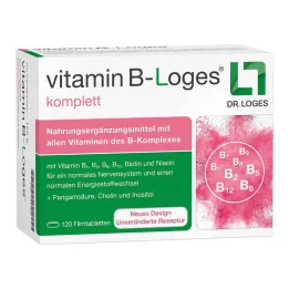 VITAMIN B-LOGES Comprimidos recubiertos con película completos, 120 uds