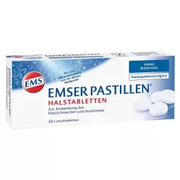 EMSER Pastillas sin mentol, 30 uds