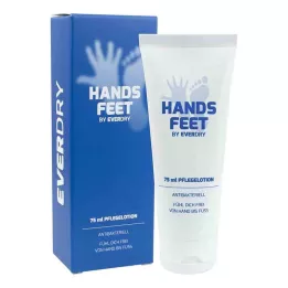 Loción de cuidado y cuidado de pies antibacterianos de Everdry, 75 ml