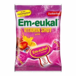 EM Vitamina-SHOT que fortalece el sistema inmunológico de caramelo eucal, 75 g