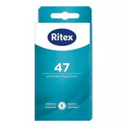 RITEX 47 condones, 8 piezas