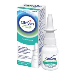 OTRIVEN Spray nasal de agua de mar con eucalipto, 20 ml