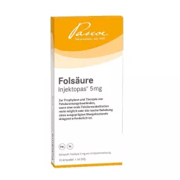 FOLSÄURE INJEKTOPAS Solución inyectable de 5 mg, 10 uds