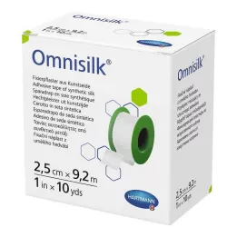 OMNISILK Yeso de fijación de seda artificial 2,5 cm x 9,2 m, 1 pieza