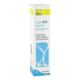CALCI D3-Denk 1.000 mg/880 UI comprimidos efervescentes, 20 uds