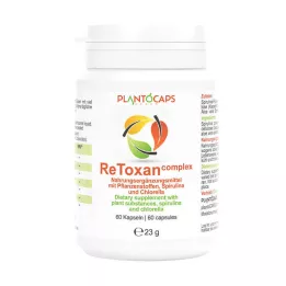 PLANTOCAPS Cápsulas del complejo ReToxan, 60 uds