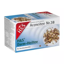 Bolsas de filtro de té curativo intestinal H&amp;S, 20 x 2,0 g