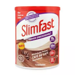 SLIM FAST Café con leche en polvo, 438 g