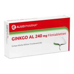 GINKGO AL Comprimidos recubiertos con película de 240 mg, 30 uds