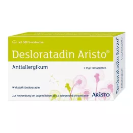 DESLORATADIN Tabletas recubiertas de películas de 5 mg de Aristo, 50 pz