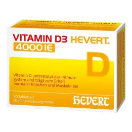 VITAMIN D3 HEVERT Tabletas de 4000 UI, 90 uds