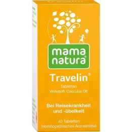 MAMA NATURA Travelin Travel Tablets, 40 pz