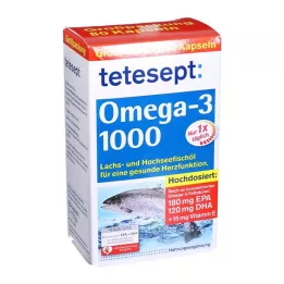 TETESEPT Omega-3 1000 cápsulas, 80 uds