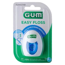 GUM Hilo dental Easy Floss encerado.Cinta dental Ptfe de 30 m, 1 pieza