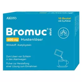 BROMUC Píldora expectorante para la tos aguda de 600 mg para administración oral, 10 uds
