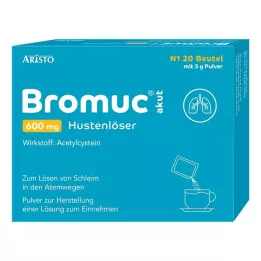BROMUC Píldora expectorante para la tos aguda de 600 mg para administración oral, 20 uds