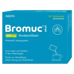 BROMUC Píldora expectorante para la tos aguda de 200 mg para administración oral, 20 uds