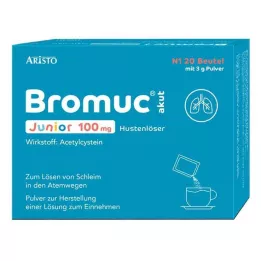 BROMUC akut Junior 100 mg expectorante para la tos P.H.e.L.z.E., 20 uds