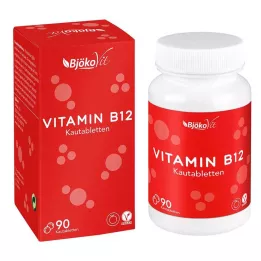 Tabletas masticables de vitamina B12, 90 pz