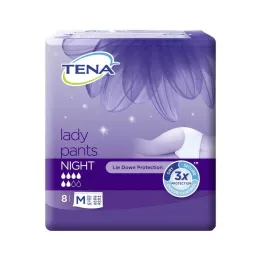 Tena Lady Night Pants M, 8 pz