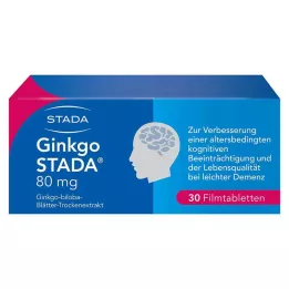 Ginkgo STADA 80 mg tabletas recubiertas de película, 30 pz