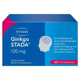 GINKGO STADA Comprimidos recubiertos con película de 120 mg, 60 uds