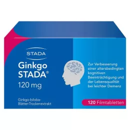 GINKGO STADA Comprimidos recubiertos con película de 120 mg, 120 uds