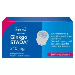 GINKGO STADA Tabletas recubiertas de películas de 240 mg, 30 pz